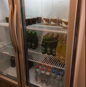 Part of the beverages and desserts at Vegano SP in Sao Paulo