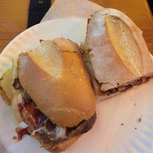 BBQ seitan sandwich  at Little Nook Cafe in West Sayville