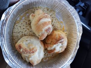 Cashew cheese knots at Little Nook Cafe in West Sayville