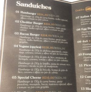 vegan options at Black Burger in Belo Horizonte