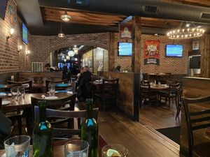 Dining area at Three Kings Public House in St Louis