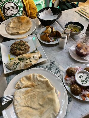 Lebanese food options  at Ilili in Tenerife