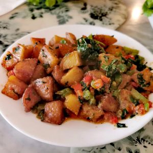 Potatoes at Ilili in Tenerife