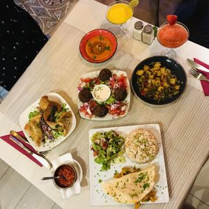 Vegan mezze mix at Ilili in Tenerife