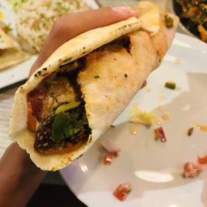 Vegan wrap at Ilili in Tenerife