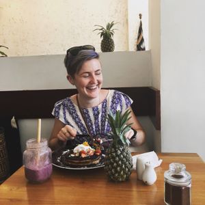 ✌  at Nook in Kerobokan Kelod