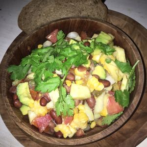 appetiser salsa with pesto bread at Nook in Kerobokan Kelod