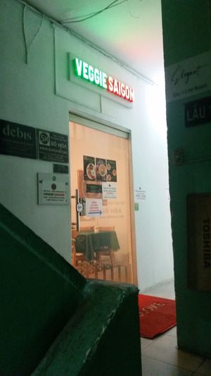 ... there you are. at Veggie Saigon - Vietnam & Thai Vegan Restaurant in Ho Chi Minh City