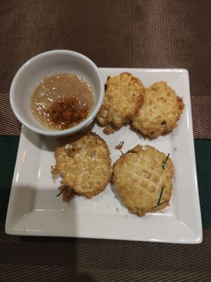Tofu balls (fantastic) at Veggie Saigon - Vietnam & Thai Vegan Restaurant in Ho Chi Minh City