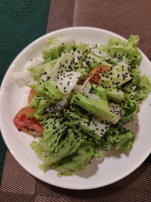 Lettuce salad at Veggie Saigon - Vietnam & Thai Vegan Restaurant in Ho Chi Minh City