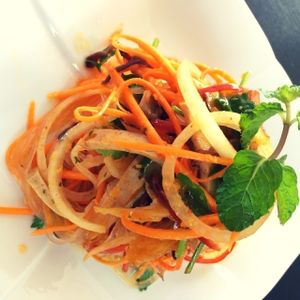 Miến trộn Thái - Thai Style mixed vegetable & cellophane noodle  at Veggie Saigon - Vietnam & Thai Vegan Restaurant in Ho Chi Minh City