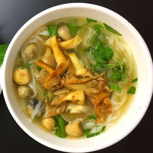 Phở (Vietnamese noodle soup) at Veggie Saigon - Vietnam & Thai Vegan Restaurant in Ho Chi Minh City