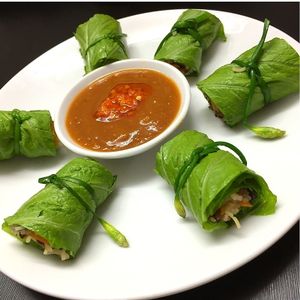 Diếp cuốn (Lettuce roll) at Veggie Saigon - Vietnam & Thai Vegan Restaurant in Ho Chi Minh City