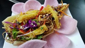 banana flower salad at Veggie Saigon - Vietnam & Thai Vegan Restaurant in Ho Chi Minh City