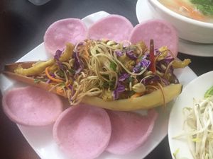 Salad goi chuoi at Veggie Saigon - Vietnam & Thai Vegan Restaurant in Ho Chi Minh City
