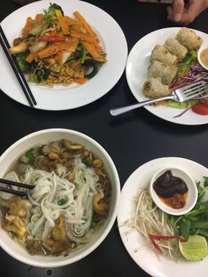 Soooo much yummy at Veggie Saigon - Vietnam & Thai Vegan Restaurant in Ho Chi Minh City