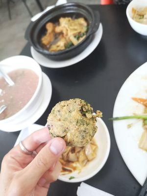 Tofu balls were amazing at Veggie Saigon - Vietnam & Thai Vegan Restaurant in Ho Chi Minh City