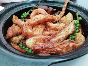 Love this one!!! Tofu shitake with pepper sauce at Veggie Saigon - Vietnam & Thai Vegan Restaurant in Ho Chi Minh City