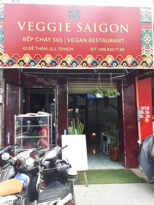 New location from street at Veggie Saigon - Vietnam & Thai Vegan Restaurant in Ho Chi Minh City