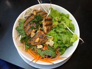 Vermicelli & Grilled Tofu at Veggie Saigon - Vietnam & Thai Vegan Restaurant in Ho Chi Minh City