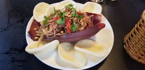 Banana Flower Salad at Veggie Saigon - Vietnam & Thai Vegan Restaurant in Ho Chi Minh City