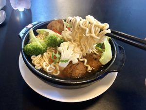 Vegan meatball soup at Veggie Saigon - Vietnam & Thai Vegan Restaurant in Ho Chi Minh City