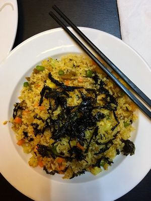 seaweed fried rice at Veggie Saigon - Vietnam & Thai Vegan Restaurant in Ho Chi Minh City