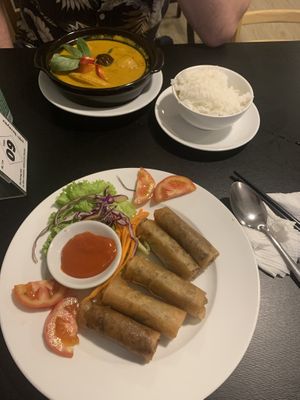 Spring rolls at Veggie Saigon - Vietnam & Thai Vegan Restaurant in Ho Chi Minh City