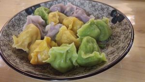 Vegetable Dumplings at Gan Nan Vegetable Dumpling in Fuzhou
