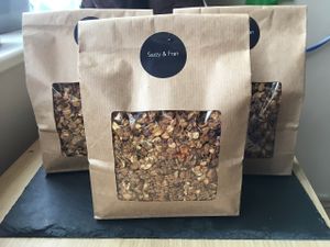 sugar free granola at Sazzy & Fran in East London