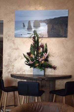 Internal decor: Australian themed at Australian Coffee Shop in Avignon