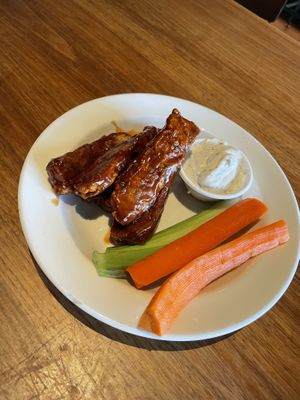 Seitan wings   at Benson Brewery in Omaha