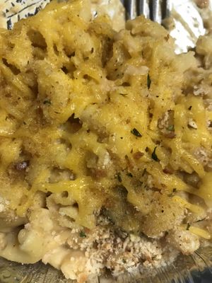 Vegan Bacon & Truffles Mac & Cheese at the Mac House at The Mac House in Raleigh