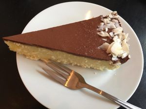 coconut cake at Lokal Dela Krem in Warsaw