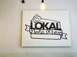 Logo  at Lokal Dela Krem in Warsaw