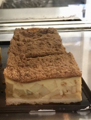 Apple cake/Szarlotka at Lokal Dela Krem in Warsaw