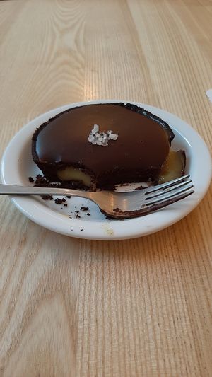 Chocolate caramel at Lokal Dela Krem in Warsaw