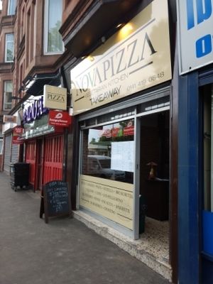 boom here we are at NovaPizza Vegetarian Kitchen in Glasgow