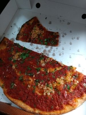 focaccia dracula...a classic at NovaPizza Vegetarian Kitchen in Glasgow