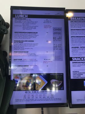 Sorry for the glare 😅 at Greens Please Wellness Kitchen in Poway