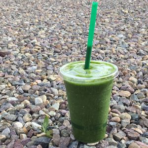green smoothie  at Greens Please Wellness Kitchen in Poway