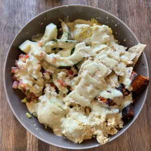 build your own bowl  at Greens Please Wellness Kitchen in Poway