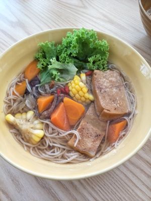 My Healthy Burdock Soup Mee Suan  at Harmony Hut International Food in Northeast Singapore