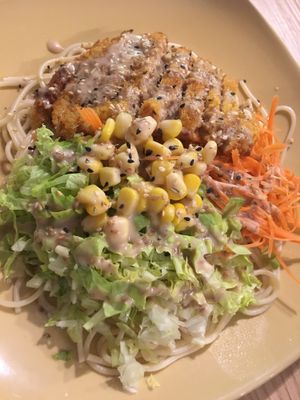 Cutlet spaghetti  at Harmony Hut International Food in Northeast Singapore