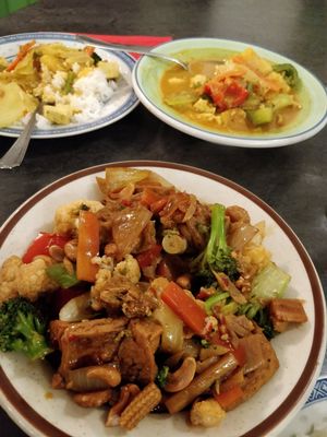 Kung poh tofu at New Bamboo Center in Helsinki