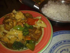 Kung po tofu at New Bamboo Center in Helsinki