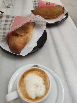 Vegan Pies :) at Starenio Bakery in Corfu