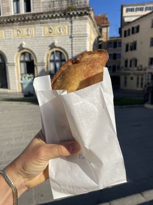 Broccoli pie  at Starenio Bakery in Corfu