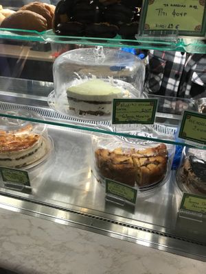 Mojito cream cake - vegan at Starenio Bakery in Corfu