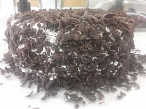 Vegan Black Forest at Starenio Bakery in Corfu